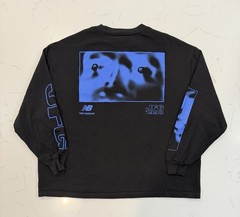 Joe Freshgoods X New Balance JFG 1998 Long Sleeve Graphic T Shirt Black Blue