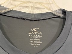 O’Neill Basic Skins Rash Guard Shirt Men’s Sz XL 50+ Ultraviolet Protection Blue