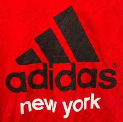Adidas The Go-To Tee Red Cities & Plain 3 Striped Logo Graphic T-Shirt adults