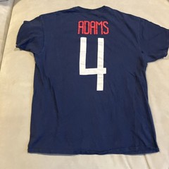 USA SOCCER – Tyler Adams – USMNT – #4 Player Jersey T-Shirt – Men’s Large
