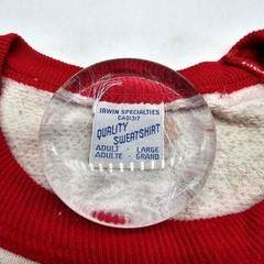 1970s Montreal Expos White & Red Large Sweatshirt Baseball MLB Long Sleeve