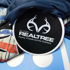 RealTree Men’s Short Sleeve Patriotic America Graphic T-Shirt Navy XL #5280