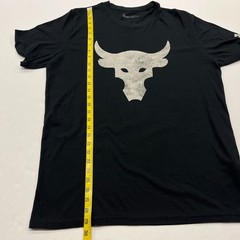 Under Armour Project Rock Shirt Mens XL Brahma Bull Graphic Tee 1326848 Cotton