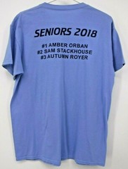 Gildan DryBlend Lady Bears Basketball 2018 Seniors EAHS Elizabethtown PA Size L