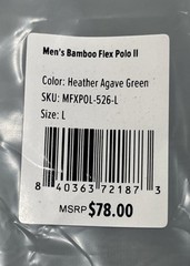 Free Fly Men’s Bamboo Flex Polo || T Shirt (MFXPOL-526-L)Size L Color Green