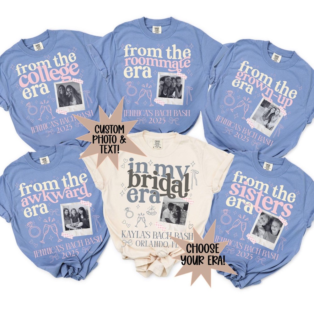 Custom Bachelorette Party Comfort Colors Shirt Bachelorette Era Shirts Bach