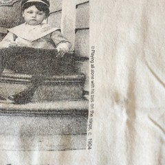 Vintage 90s So Many Toys So Little Time Tshirt Size L Cream White