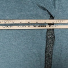 Vuori Shirt Mens Medium Blue Strato Tech Tee Long Sleeve Crew Neck V178
