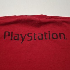 Vintage 90s PlayStation Promo T-Shirt Red Sony SCEA Employee Lee Single Stitch M