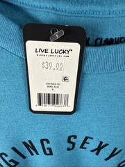 Black Clover Men’s Size XL Bringing Sexy Back Live Lucky Golf T-Shirt NEW NWT