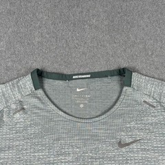 Nike Dri-FIT ADV Running Shirt Mens Large Green Short Sleeve Athletic DM4753-010