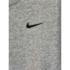 Nike Mens Dri-FIT Heather Gray Short Sleeve Swoosh Logo T-Shirt XL