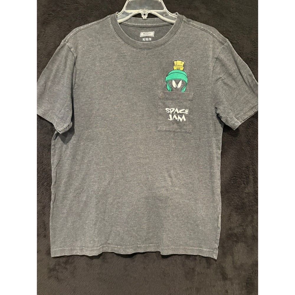 Tailgate Space Jam Marvin the Martian Graphic Pocket T-Shirt Medium