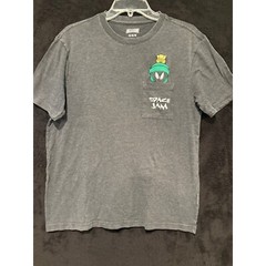 Tailgate Space Jam Marvin the Martian Graphic Pocket T-Shirt Medium