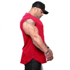 Men’s Gym Soft Fashion Top Quality Solid Vests Workout Fitness Sports Tank Tops