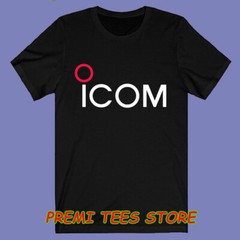 Icom Ham Radio Men’s Black T-shirt Size S-3XL