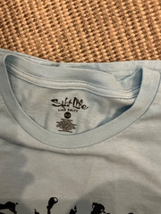 SaltLife Mens TShirt Light Blue XL