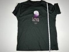 Adidas T Shirt Men M Green Lift The Fog Graphic Outdoor Nature Cotton Casual
