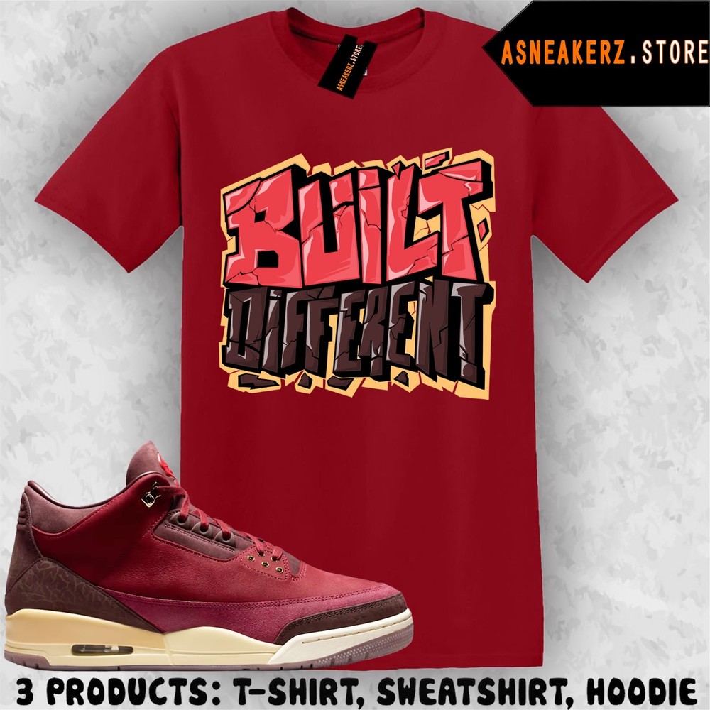 Shirt Match AJ 3 Bin23 Bin 23 2026 Sneaker Matching Tee Built Different T-Shirt