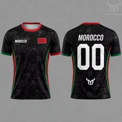 Morocco Football Shirt 2026 World Cup Team Shirts Polyester T-Shirts