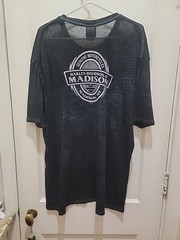 Harley Davidson Men’s 2XL Madison WI Lightweight Stretch Black T-Shirt