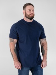 D555 DUKE MENS CREW NECK T-SHIRT COMBED COTTON M L XL XXL 9 COLOURS (165380/1)