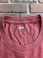 Uniqlo Crew Neck Short Sleeve T-Shirt Men’s Size M Red 100% Supima Cotton