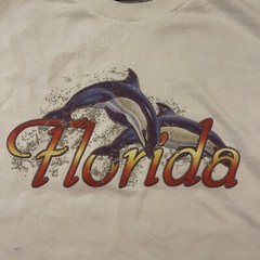 Jansport Florida Dolphins T Shirt Size XL White Men’s