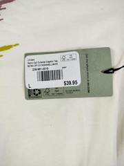 REI Co-op Shirt Mens Large White Retro Opt Outside Graphic Long Sleeve Tagless