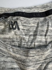 VRST Men’s Large Silver Shadow Marble Short Sleeve Essential Pocket Tee Breathe