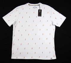 Free Planet Mens Pullover T Shirt L Short Sleeve Tee Crew Neck Pride White Multi
