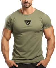 091. Gymish Lifestyle Back design Funny Workout Gym T-Shirt for Men
