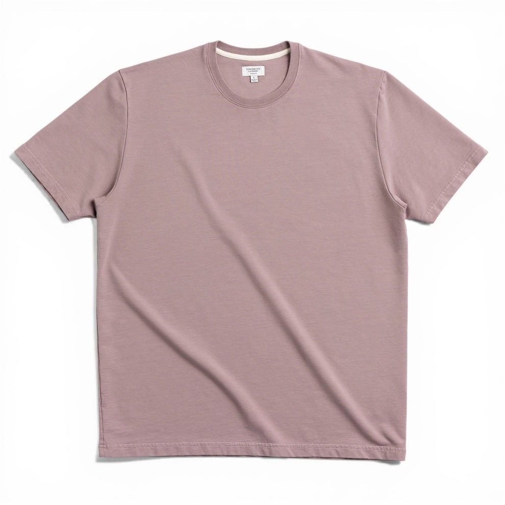 Tomorrow’s Laundry Men’s Essential Tee Dusty Mauve Color Size XL Classic Fit New