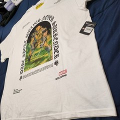 Darc Sport Hero Elite Marvel Wolverine “Never Surrender” Oversized Tee White XL