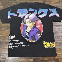 Civil Regime Dragon Ball Z Trunks Black Tshirt Size Small