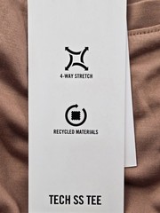 Kenneth Cole Active Tech Crew Neck Short Sleeve T-Shirt Canyon Clay Men’s Size L