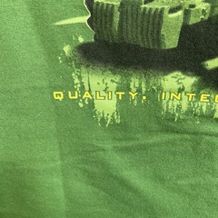 John Deere Tractor Graphic T-Shirt XL Green Quality Integrity Tradition NWOT