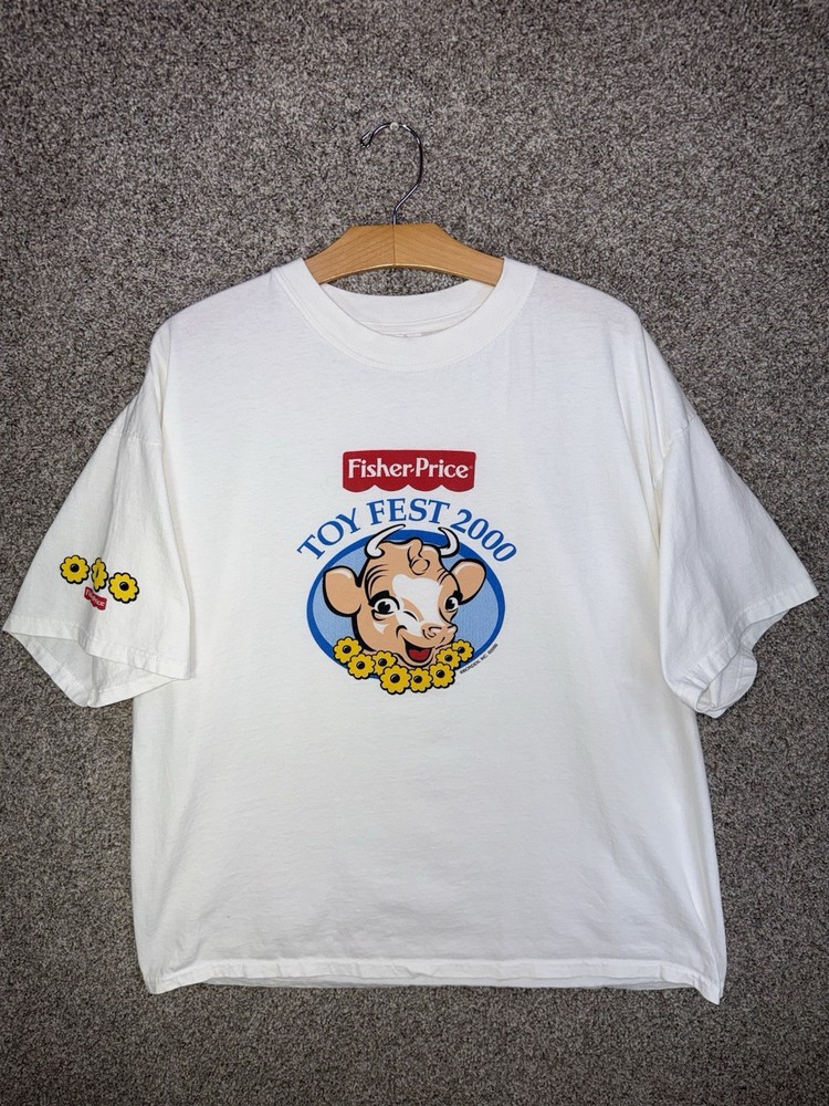 Vintage Fisher Price Toy Fest T Shirt Size XXL 2000 East Aurora