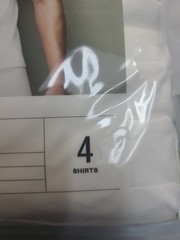Men’s 4pk V-Neck T-Shirt Goodfellow & Co White 100% Cotton Lightweight Small