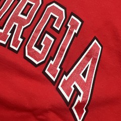 Vintage 1987 Georgia Bulldogs Stedman Single Stitch Shirt Ted Size Medium