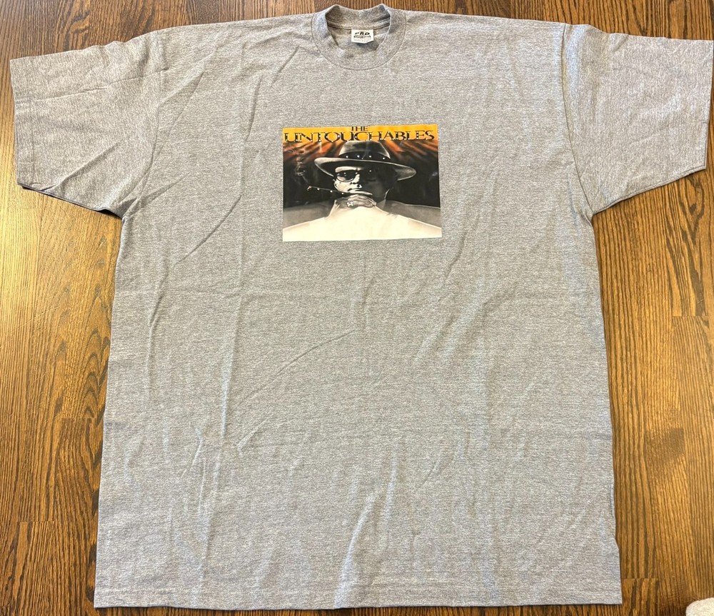 The Untouchables size 7XL bling studs 5 Pro Super Heavy gray Tee T-Shirt