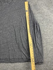 Velvet Men Shirt Mens XL Heather Gray Long Sleeve Crewneck Tri-Blend Made in USA