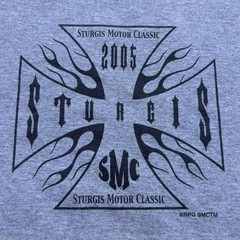 Delta Pro Weight Sturgis Motor Classic 2005 Gray Graphic Men’s T-Shirt M