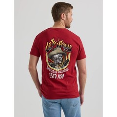 Lee Jeans MEN’S COWBOY SKELETON GRAPHIC TEE Size Large New with Tags