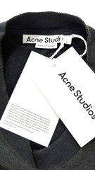 Acne Studios SS26 Stockholm 1996 Faded Black T-Shirt Oversized Men L XL NWT