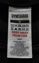 Gymshark Men’s Onyx 5.0 Seamless Long Sleeve T-Shirt NN7 Black Medium NWT