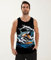 Mens Cotton Tank Tops Funny Graphic Beach Summer Sleeveless Muscle Tank Top