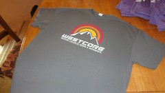 Mens Westcore Shirt – Charcoal Gildan 6.1oz 100% cotton