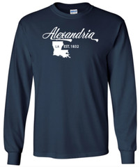Alexandria Louisiana T-Shirt Long Sleeve Graphic tee