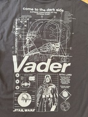 Star Wars Mad Engine Graphic Darth Vader Sleeveless T-shirt Dark Gray Small NWOT